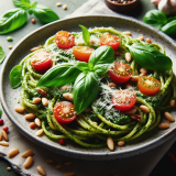 Pesto Pasta: Pasta dengan Saus Pesto Segar