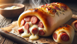 Pizza Gulung Sosis Mozarella: Nikmati Sensasi Keju Meleleh dalam Setiap Gigitan